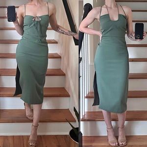 Strappy Halter Dress